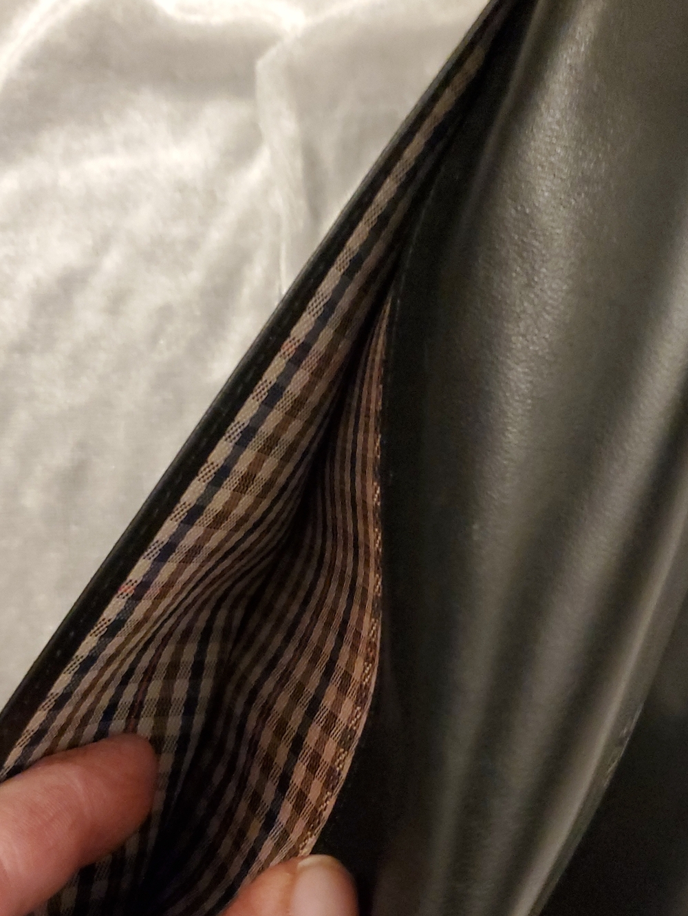 Vintage Lauren Ralph Lauren SOFT Black Leather Trifold Continental Flap Wallet - Picture 10 of 16